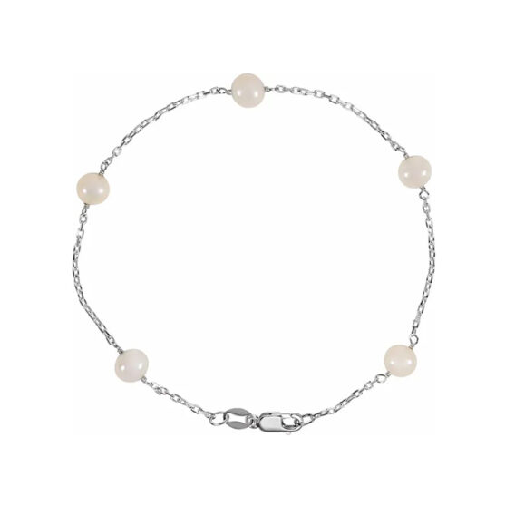 Five Station Pearl Bracelet - CH350 POPULAR CHOICE