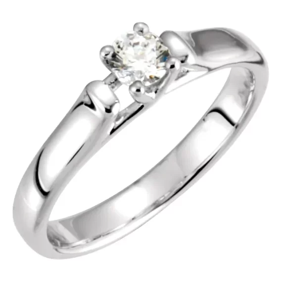 Engagement Ring, Solitaire Diamond Style - 64152 - Image 3