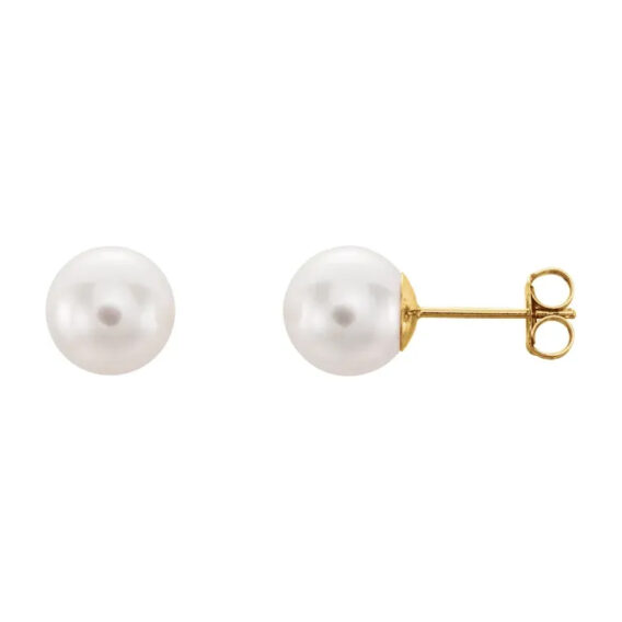 Akoya Pearl Stud Earrings 61103 - POPULAR CHOICE - Image 6