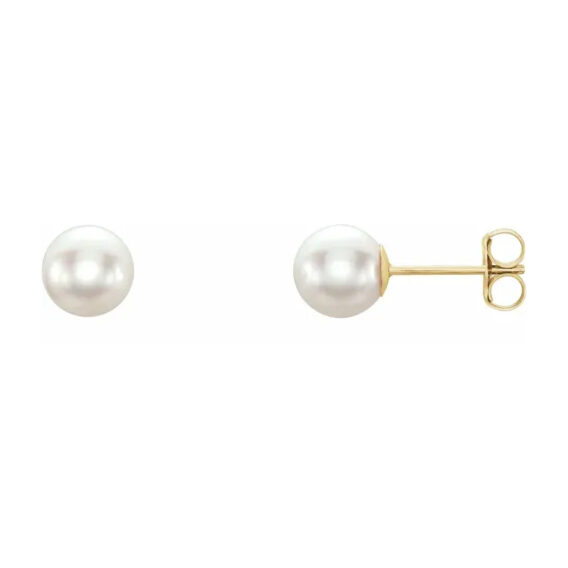 Akoya Pearl Stud Earrings 61103 - POPULAR CHOICE - Image 9