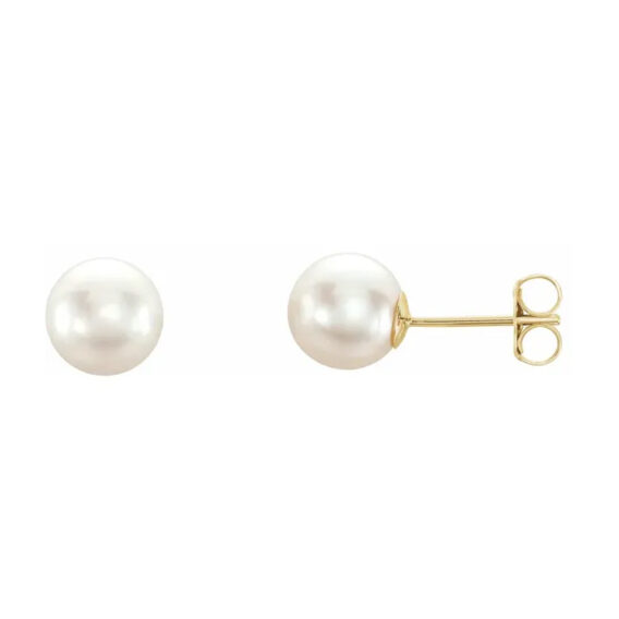 Akoya Pearl Stud Earrings 61103 - POPULAR CHOICE - Image 10