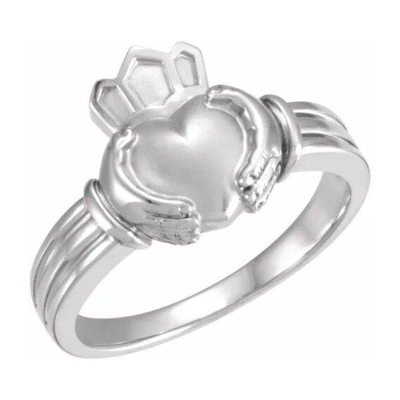 Men's Claddagh Ring - 50349 - Image 3