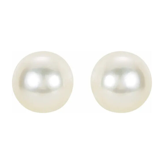 Akoya Pearl Stud Earrings 61103 - POPULAR CHOICE - Image 2