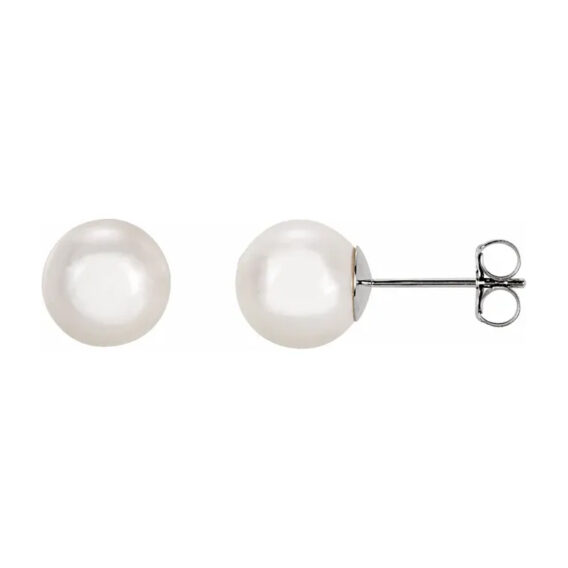 Akoya Pearl Stud Earrings 61103 - POPULAR CHOICE - Image 4