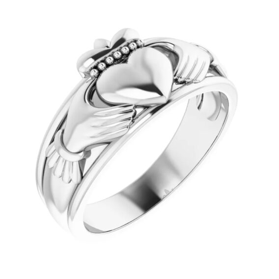 Men's Claddagh Band - 52309 - Image 2