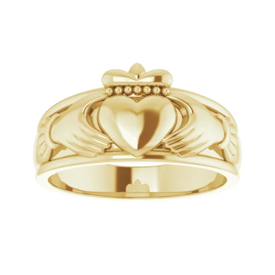 Men's Claddagh Band - 52309 - Image 4