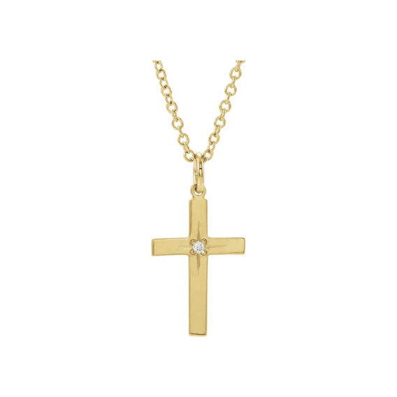 Youth Cross Necklace - R50006