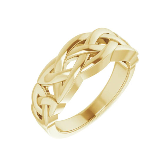 Men's Celtic Ring - 9904 - Image 5