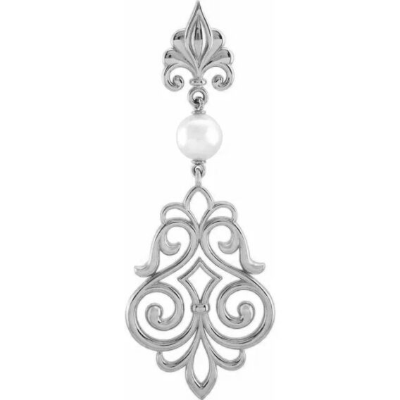 Pearl Pendant, Cultured Akoya Pearl - 85635 - Image 2