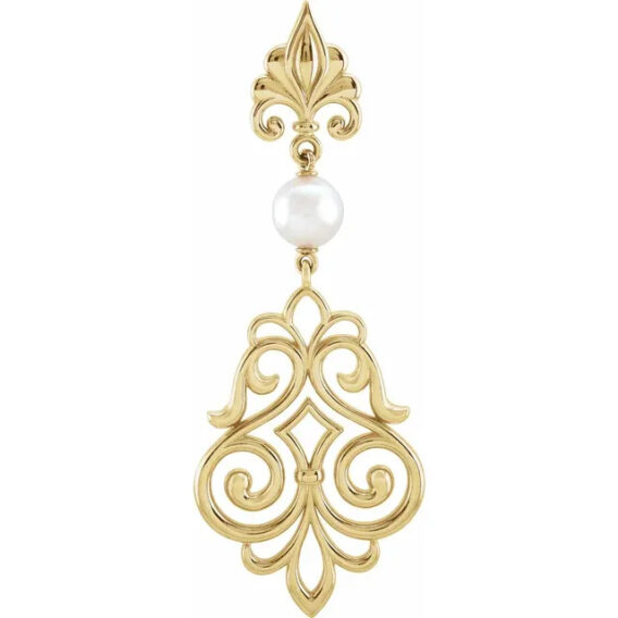 Pearl Pendant, Cultured Akoya Pearl - 85635