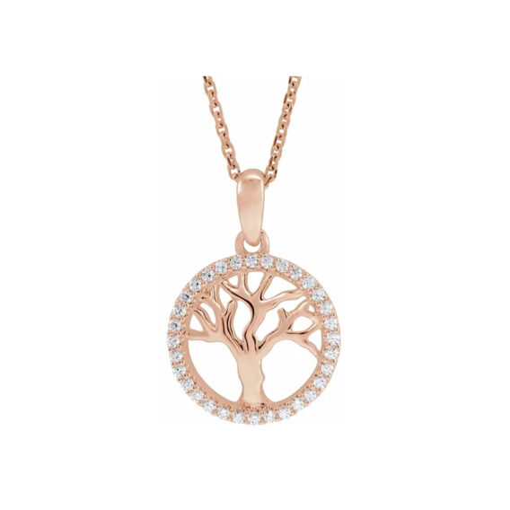 Tree of Life Diamond Necklace - 653607