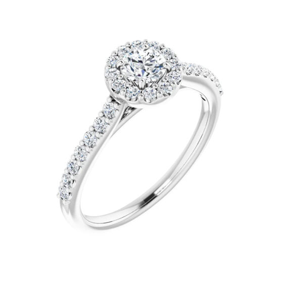 Halo-Style Engagement Ring or Band 65572