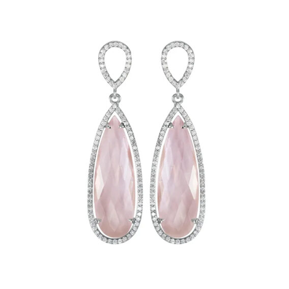 Dangle Gemstone Earrings 85481 - Image 2