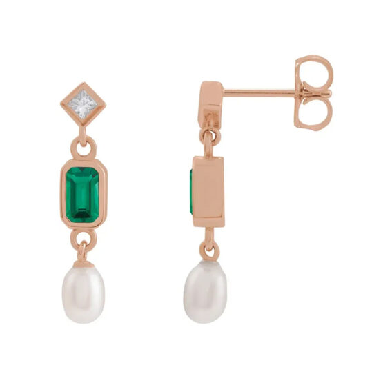 Dangle Gemstone Earrings 88790 - Image 10