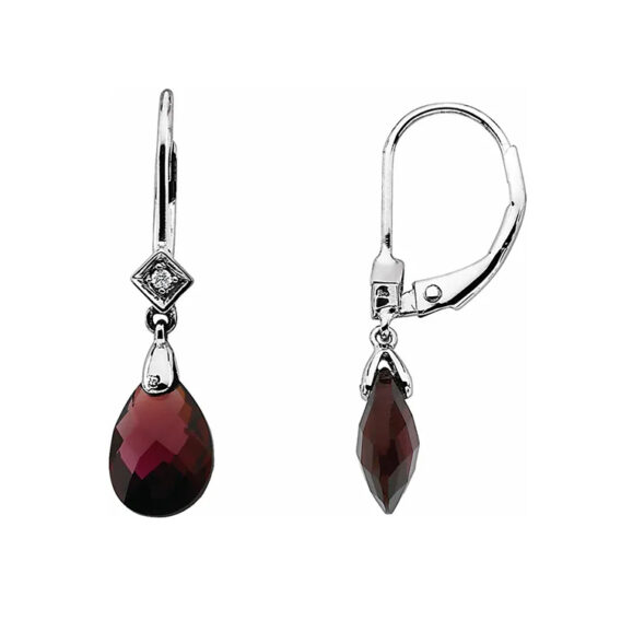 Dangle Gemstone Earrings 64576