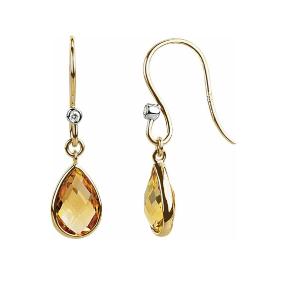 Dangle Gemstone Earrings 67302